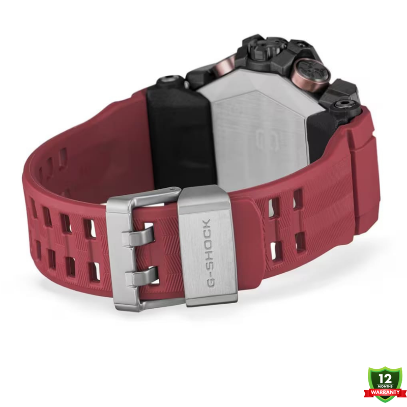 AX-1012588 N91 Mud Master Red Black Dial Solar Watch.