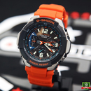 MW-1002411P Solar Pro Watch Orange & Black Model.