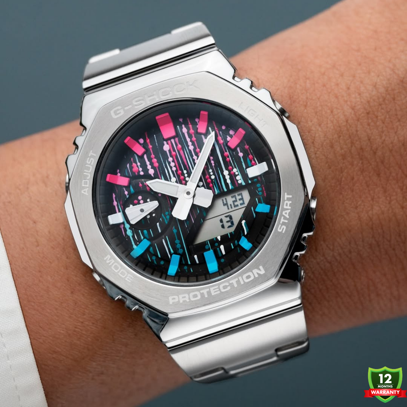 AX-1012568 N91 Silver/Golden Stainless Steel Watch.