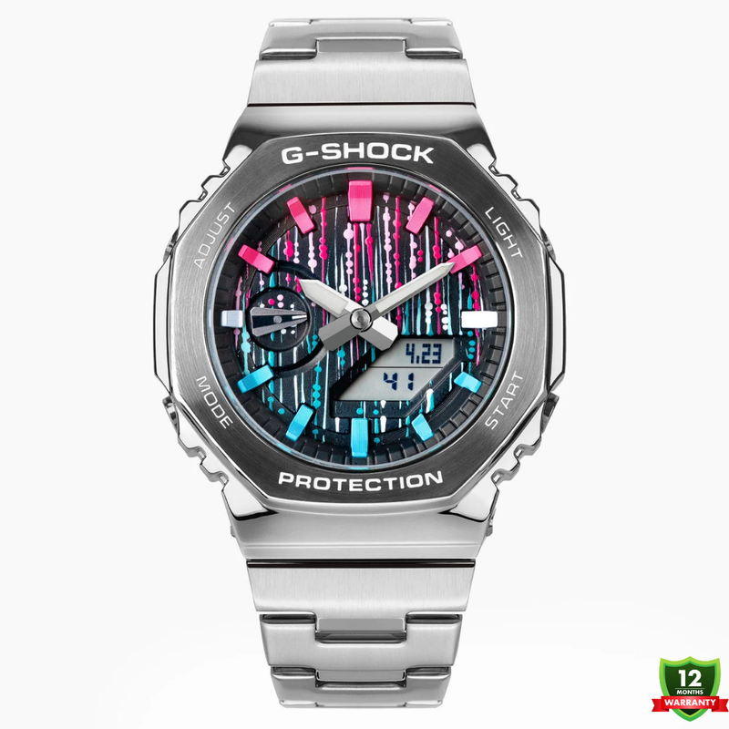 AX-1012568 N91 Silver/Golden Stainless Steel Watch.